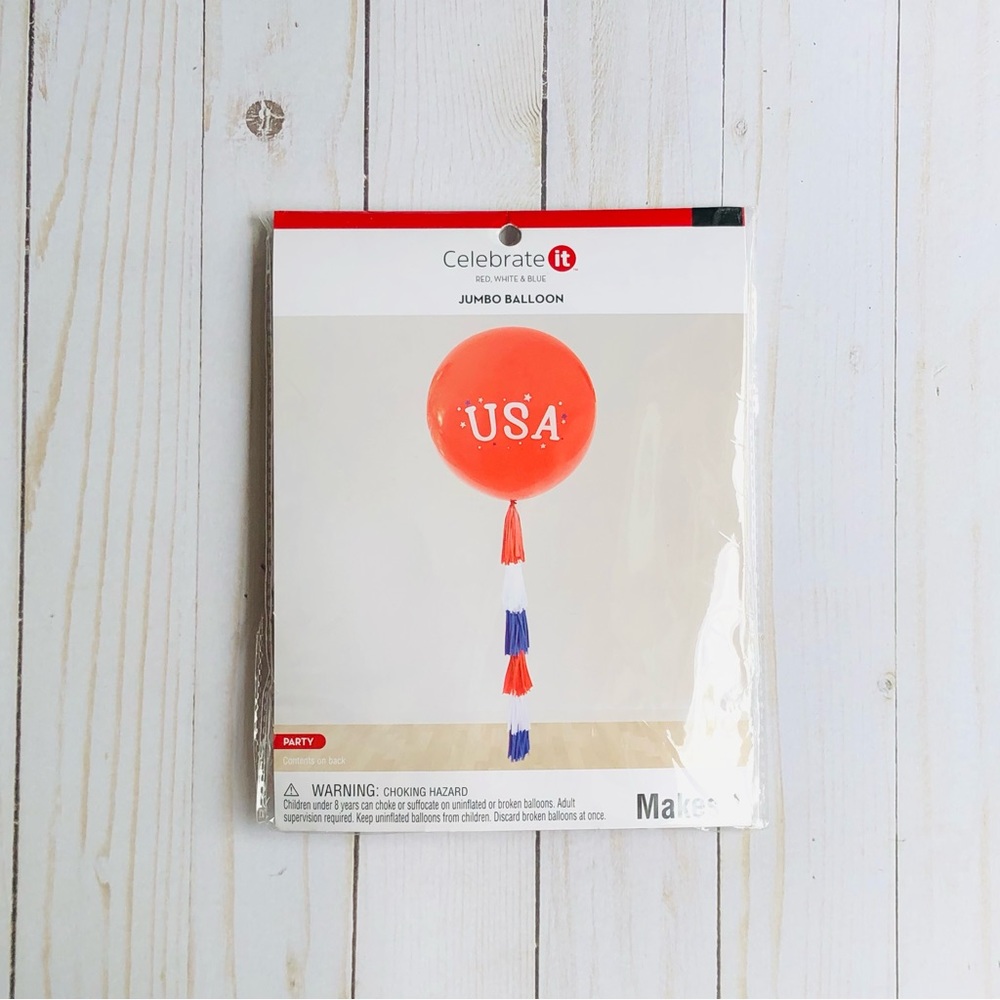 4/$20 Sale! Celebrate It Patriotic Balloon